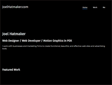 Tablet Screenshot of joelhatmaker.com